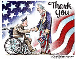 THANKS TO VETERANS by Dave Granlund