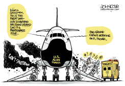 SHUTDOWN AIRLINE DELAY by John Cole