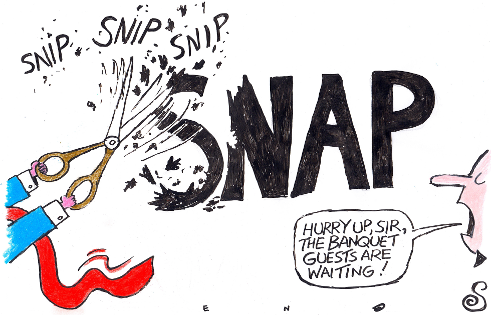 Trump Cuts SNAP Program While Hosting Lavish Banquets