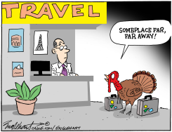 THANKSGIVING DAY APPROACHING by Bob Englehart
