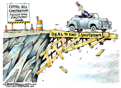FRAMEWORK TO END SHUTDOWN by Dave Granlund
