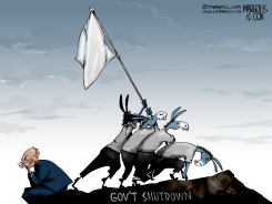 DEMOCRATS CAVE ON THE SHUTDOWN by Margolis & Cox