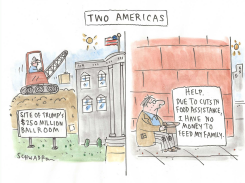 TWO AMERICAS by Harley Schwadron
