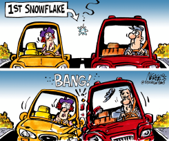 FIRST SNOW by Steve Nease