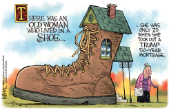 TRUMP 50 YEAR MORTGAGE by Rick McKee