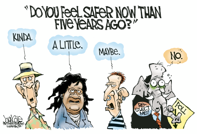 Feeling safer now -- color