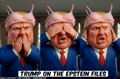 TRUMP ON EPSTEIN FILES by Bart van Leeuwen