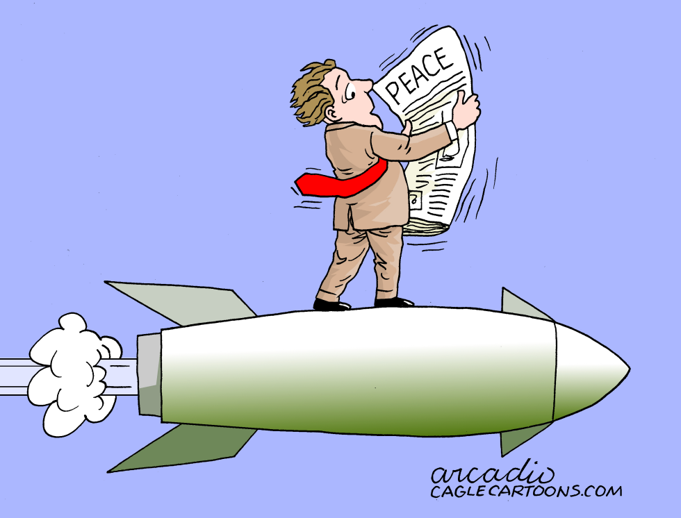 The desperate search for peace.