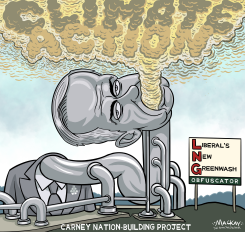 MARK EMITS CLIMATE ACTION EMISSIONS  by Graeme MacKay