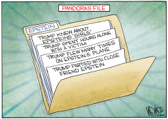 PANDORA'S FILE by Christopher Weyant