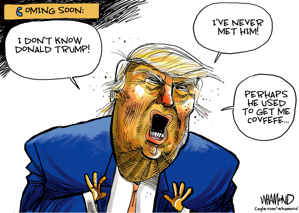 Trump distances himself from Trump