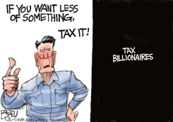 REAGAN TAX WISDOM  by Pat Bagley