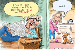 TRUMP MTG FEUD WAH by Ed Wexler