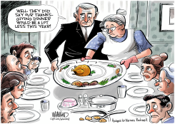 A LESSER THANKSGIVING by Dave Whamond