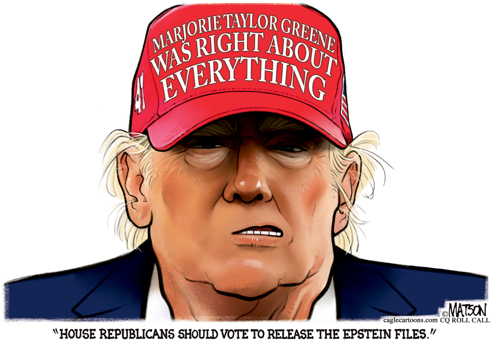 Trump Salutes Marjorie Taylor Greene