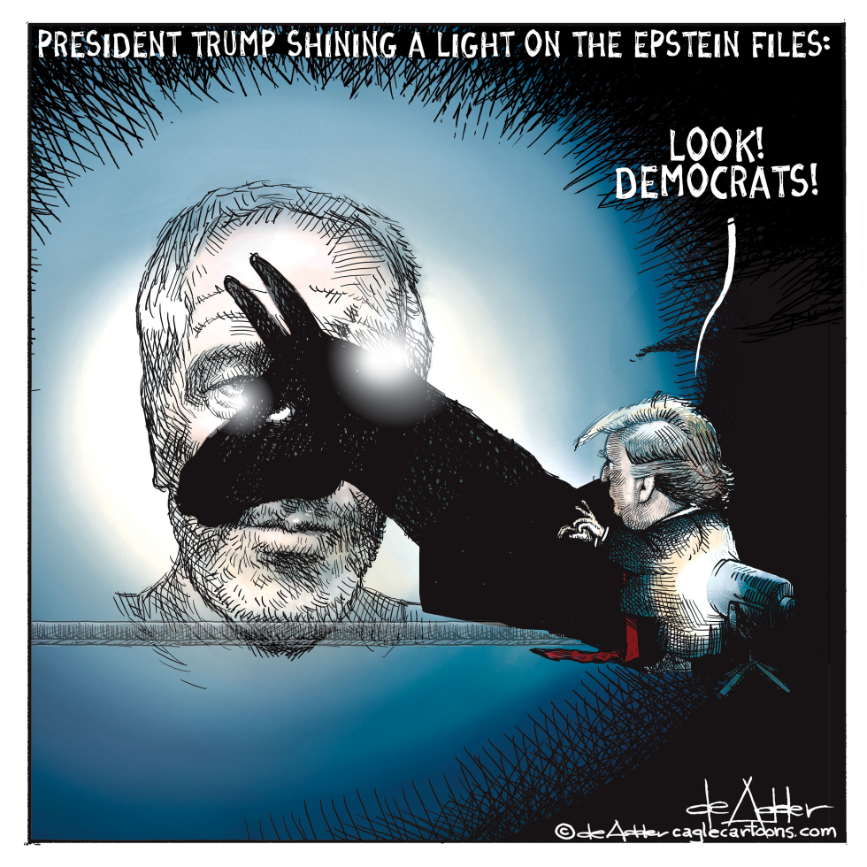 Trump shining a light on the Epstein Files
