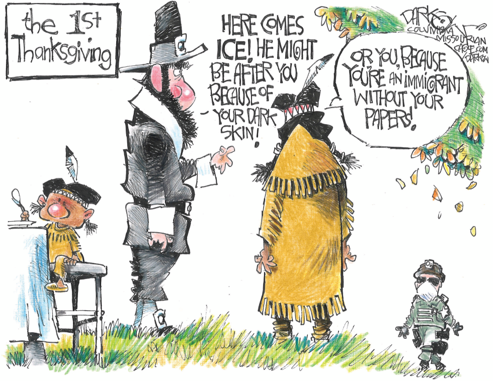 ICE at the first Thanksgiving