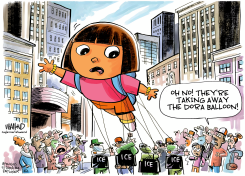 ICE DEPORTATIONS CONTINUE by Dave Whamond