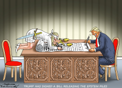 TRUMP HAS SIGNED by Marian Kamensky