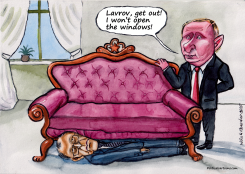 LAVROV IS AFRAID OF PUTIN by Alla and Chavdar