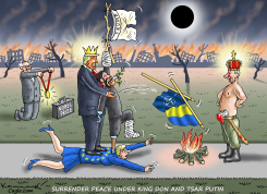 SURRENDER PEACE UNDER KING DON AND TSAR PUTIN by Marian Kamensky
