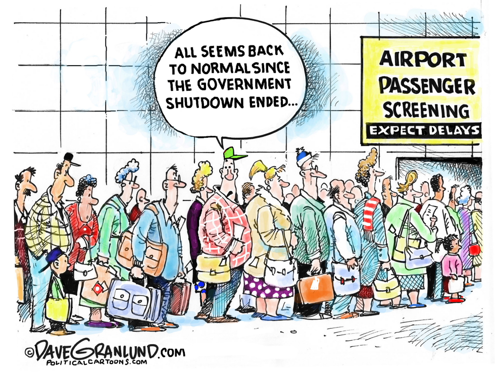 Airports after shutdown ends