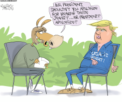 TRUMP STARES DOWN MEDIA LIKE SIDNEY DID by Gary McCoy