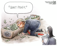 THE KLEPTOCRACY by Adam Zyglis