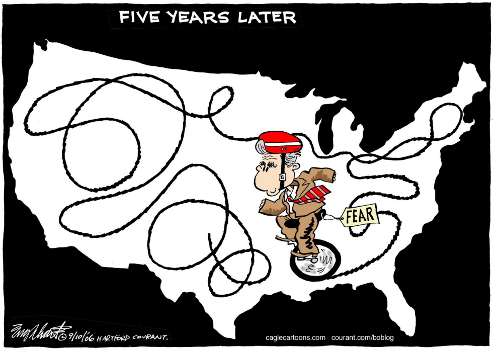  FIFTH ANNIVERSARY OF 9-11 by Bob Englehart