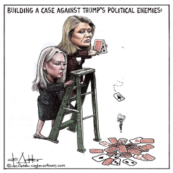 PAM BONDI BUILDS A CASE AGAINST TRUMP'S ENMIES by Michael de Adder