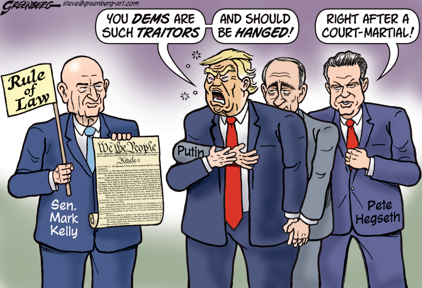 Trump and Hegseth threaten Sen. Mark Kelly