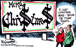 MERRY TARIFFS by Milt Priggee