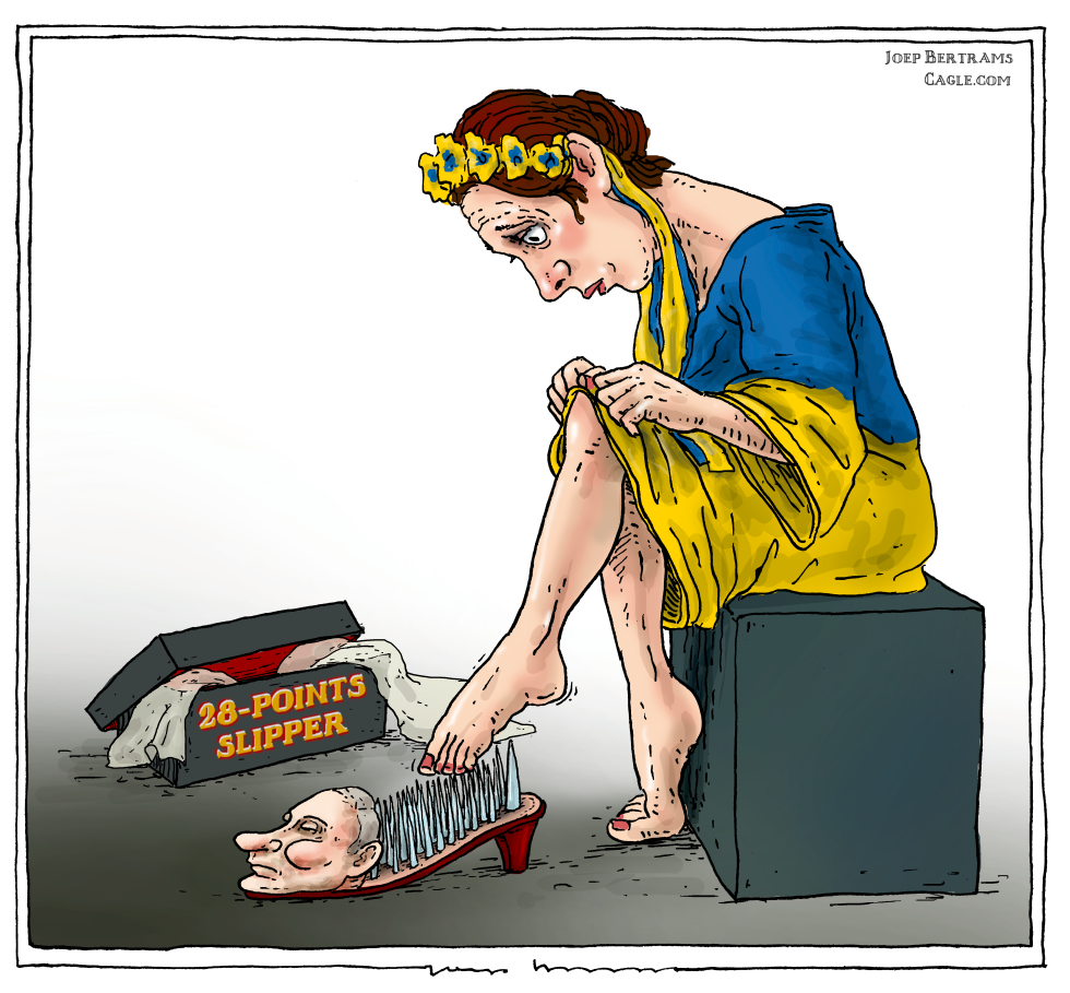 ukraine cinderella trying the 28-points slipper