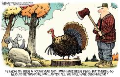 THANKSGIVING STILL HAVE OUR HEALTH by Rick McKee