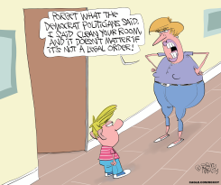 BOY QUESTIONS MOM'S LEGAL ORDERS by Gary McCoy