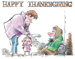 GIVING THANKS by John Darkow