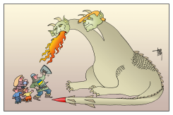 TWO-HEADED DRAGON by Arend van Dam