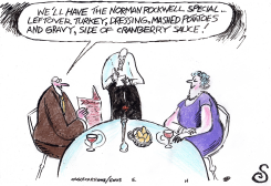 THANKSGIVING LEFTOVERS by Randall Enos