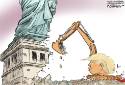 THE END OF IMMIGRATION?  by Jeff Koterba