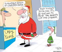 CONGRESS ON SANTA'S NAUGHTY LIST by Gary McCoy