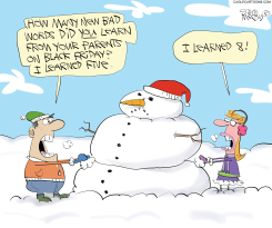 CHRISTMAS SHOPPING STRESS by Gary McCoy