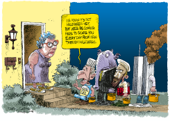 SCARY VISITS  by Daryl Cagle