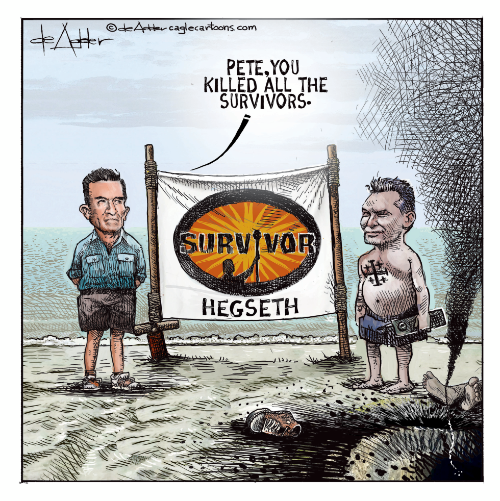 Pete Hegseth kills all the survivors