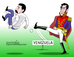 SIMóN BOLíVAR ALSO EXPELS MADURO by Arcadio Esquivel