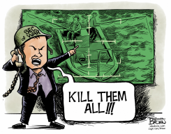 PETE HEGSETH ORDERS KILL ALL ON FISHING BOAT by Jonathan Brown