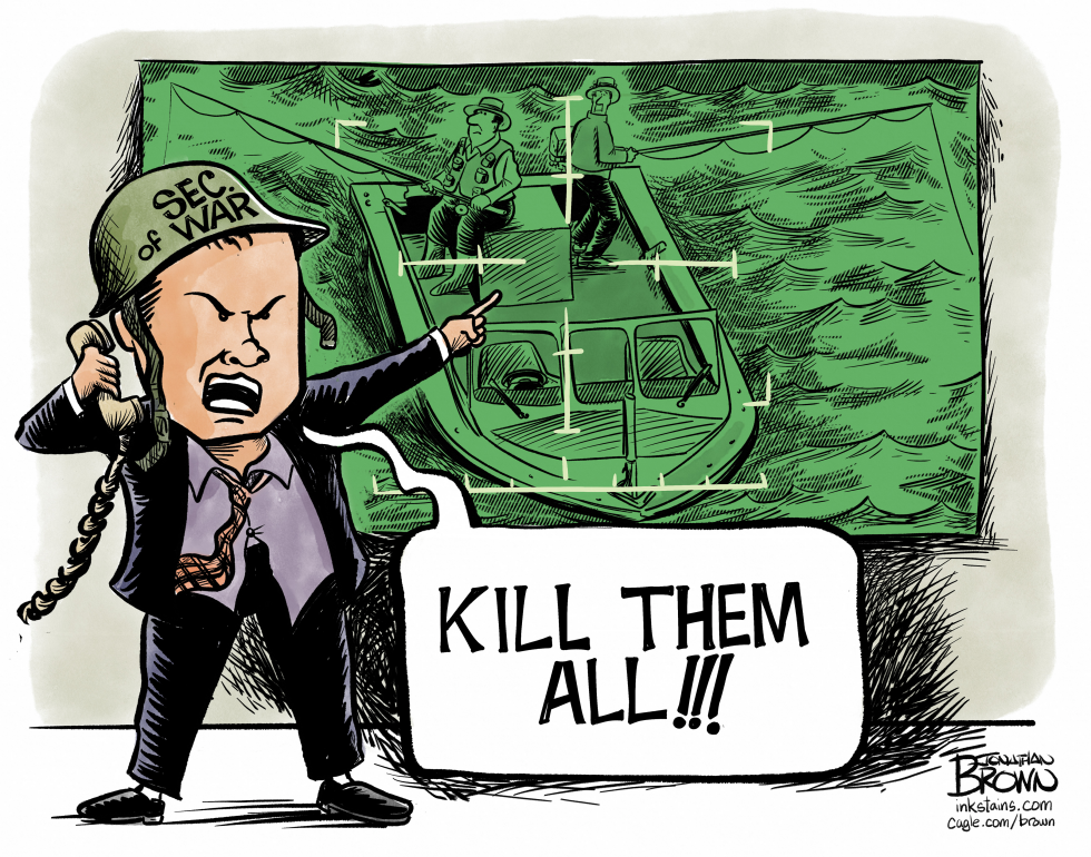 Pete Hegseth orders kill all on fishing boat