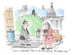 MODERATE REPUBLICAN by Harley Schwadron