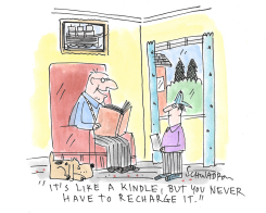 GRANDPA'S BOOKS by Harley Schwadron