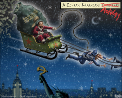 NYC MAYOR ELECT ZOHRAN MAMDANI CHRISTMAS by Sean Delonas