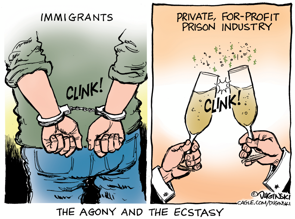 Prison industry champagne dreams